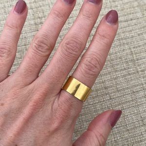 14k gold plated brass ring. Multiple sizes.